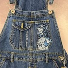 Vintage Disney Pooh Overalls Youth 10 Tigger Cargo Pants Denim 90s