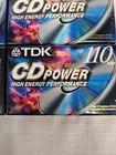 Tdk Cd Power 110 High Bias Audio Cassettes  7  Tdk D90  1  Blanks New Sealed