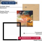 Fuldgaenr 5x5 Picture Frame Set Of 4  Black Frames For 5 X 5 Inch Photo Poster C
