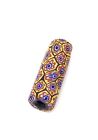 1 Pc Fine Old Venetian Antique Yellow With Black Eye Millefiori Trade Beads