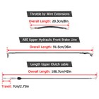 12 -14  Handlebar Brake Clutch Cable Tbw Extensions For Harley Street Bob Abs