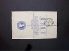 Gb Stationery Qv 2d Blue Registered Envelope 75 Numerals Birmingham To Germany