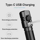 6800 Lumens Mini Powerful Led Flashlight Xhp50 3 Modes Torch Lamp Rechargeable