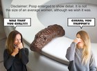 Party Pooper Fake Poop Toilet Bathroom Prank Joke Gag Home Office Work