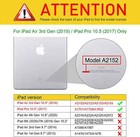 For Ipad Air 3 ipad Pro 10 5  2017 Hybrid Case Shockproof Cover Clear Back Shell