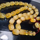       natural Baltic Amber Islamic Prayer Beads Misbaha Tasbih Rosary 89g      