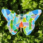 Mosaic Tiles Stained Glass  2 Pounds Vibrant Mixed Glass Mosaic Tiles Pieces    