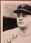 Paul Giel Auto 8 X 10 New York Giants Vintage Original Baseball Signed Photo Jsa