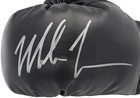 Mike Tyson Signed Black Everlast Boxing Glove  left Handed Lh  Silver  Jsa