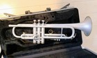 Bestler Trumpet Silver Finish 3-piston Instrument With Hard Case   Bach 5c