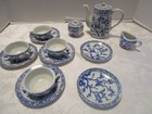 Vintage Sears Blue Bird 15 Pc  Set Porcelain Child Tea Japan 1970s