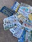 Vintage Modern Craft Roadkill Mixed State Bulk 50 License Plate Lot 20 States