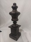 Vintage Cast Iron Gothic Victorian Architectural Garden Post Finial 10 25 
