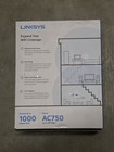 Linksys Ac750 Boost Dual-band Wi-fi Range Extender Re6300  1000 Sq ft 