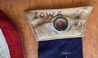Uss Iowa Commissioning Pennant U s  Navy Battleship Wwii Korean War