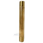 1 4  Male Npt X 4  Long Pipe Nipple 3  Extension Threaded Fitting Brass