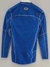New  Under Armour Heatgear Blue Compression Long Sleeve Pullover Shirt  S m