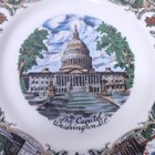 Vintage Plate The Capitol Washington Dc Collector Souvenir Capsco Japan