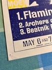 The Flaming Lips Original Concert Tour Poster May 6 7 1995 Moe Cafe Seattle Wa