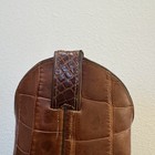 Vintage Justin 9700 Exotic Men s 9 5d Brown Full Alligator Cowboy Western Boots