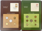  8  Coin Sets Of All Nations Lebanon Peru Guatemala Antigua Georgia Paraguay