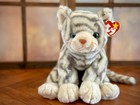          Silver The Gray Striped Cat   Ty Beanie Buddy   14            