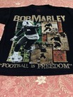 Bob Marley    football Is Freedom    T-shirt Men   s Lg Black     Pre-owned