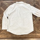 Ami Alexandre Mattiussi Striped Dress Shirt White Black 100  Cotton L