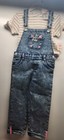 Kids Girls Blue Jean Overalls And Short Sleeved Top By Lil Miss