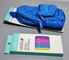 Yoobi Backpack Pencil Case Blue Abstract And 24 Pack No 2 Pencils Multicolor