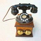 Antique Western Electric Telephone 202 D1 Rotary Dial With Ringer Box