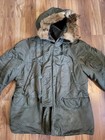 Vintage Military N-3b N3b Cold Weather 50s 60s Usaf Parka Jacket Conmar Zipper