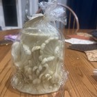 Super Cool Vintage 2 Sided Large Mermaid Candle  Never Used  6 1 2   tall