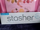 Stasher Reusable Kitchen Food Bags 3 Sandwhich Size Bags