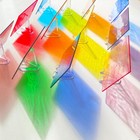 12 Sheets Transparent Stained Glass Sheet Variety Pack  4 X 6 Inch Cathedral Art