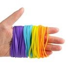 192pcs Colored Rubber Bands For Office Supplies Tie Dye Assorted Size Heavy Duty