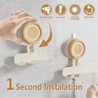 Razor Holder For Shower  Suction Cup Shaver Razor Holder- 1pack  Off White 