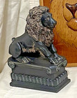 Lion Statue Sculpture Figure Resin Home Decor