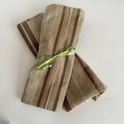 Assorted Lot Of 10 Vintage Cloth Napkins 4 Sets Various Colors And Patterns