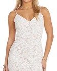 Nightway Mermaid High-low Flounce Hem Lace Wedding Dress Ivory Sequin Sz 10 Nwt