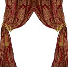 Set Of 4 Vtg Ornate Gold Leaf Scroll Hollywood Regency Baroque Curtain Tie Backs