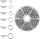 304 Stainless Steel Jump Rings For Jewelry Making Supplies Open Jump Rings 4 5 6