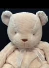 Rare   Eden Learning Curve Teddy Bear Tan Beige Cream Htf Plush Toy Animal Bow