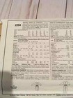 Uc Mccalls 2254 Vintage Jumpsuit Dress Elastic Waist Sewing Pattern 10 12 14