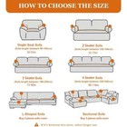 Sofa Slipcover Jacquard Non-slip Couch Cover Solid Color Four Seasons Protector