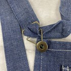Vintage 60s Loaf-eez Shortalls Womens Denim Sanforized Cotton Tall High Waist
