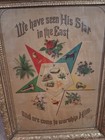 Masonic Order Of The Eastern Star Graphic - Historic Art Print In Wood Frame