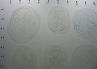 Vintage 80 s Acetate Tattoo Stencils  small Tats Set 15   Good Condition 