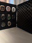 Guess   Akribos Xxiv Lot Of 8 Assorted Wristwatches W  Display Carrying Case