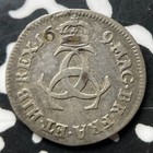1679 Great Britain Charles Ii 3 Pence Threepence Lot mk293 Silver 